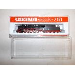 Fleishmann 'N' gauge locomotive no. 7181 steam outline, boxed.