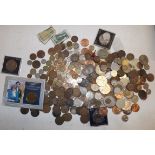 World coins, mainly British.