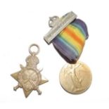 WWI Victory medal to 47188 Pte E. Taylor, R.W. Fusilier, together with WWI 14/15 star to C1882 J.A.