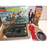 Action Man Assault Craft, boxed, two Action Men, one boxed etc.