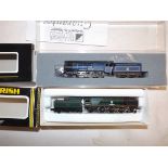 Two 'N' gauge locomotives by Graham Farish :- 372550 King Class "King Richard II" and 1515 pacific