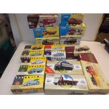 Ten boxed Corgi Die-cast including three Heritage collection, together with five Vanguards.
