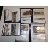 A collection of West Country postcards in flip type albums.