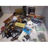 Miscellaneous hobby tools, railway items etc.