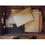 CHARLES LAMB SOCIETY. Quantity original typescripts, ALS etc, BOX.