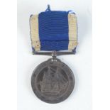 Q.V. Long Service ad good conduct medal to W. Pascoe P.O. 1 Cl. H.M.S. Talbot.