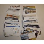 A collection of first day covers, mostly 21st century, together with other items.