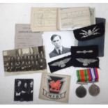 WWII medal and Defence medal,