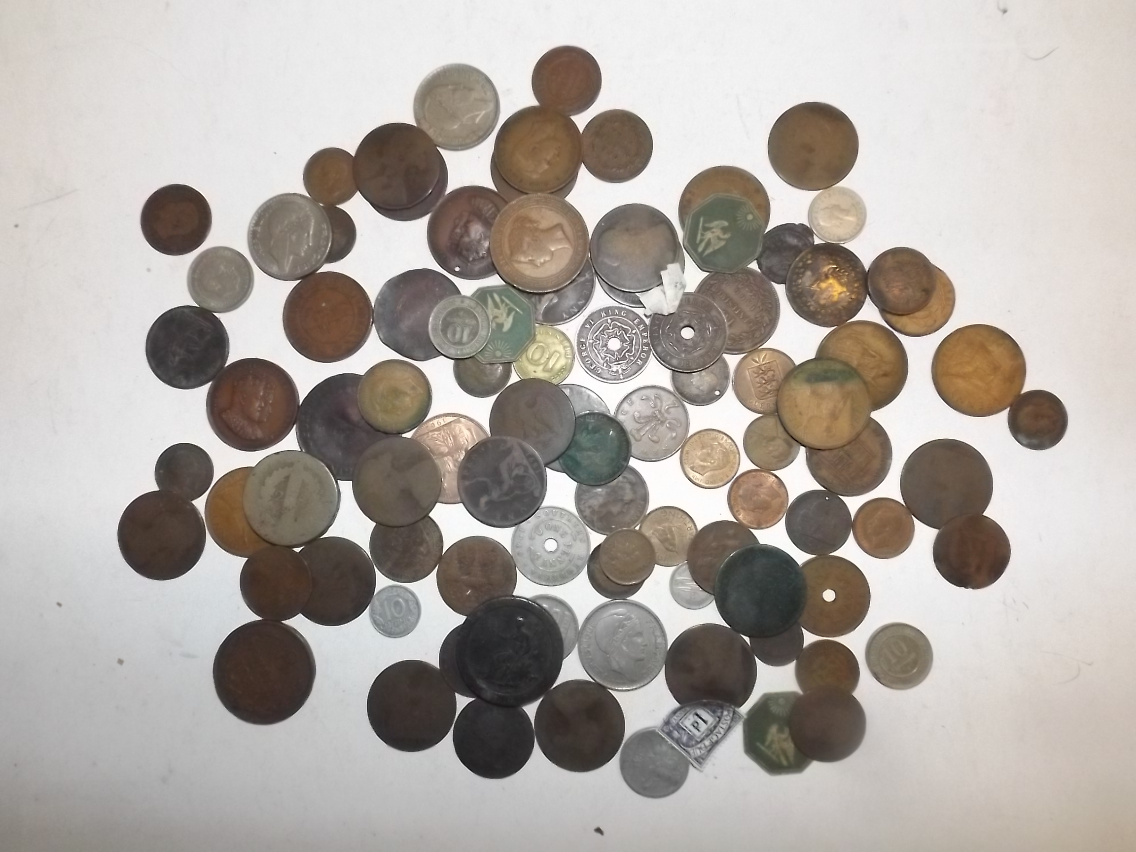 World coins.