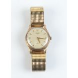 A gentleman's Longines 9ct gold cased wristwatch with 12.68Z calibre movement number 11071314.