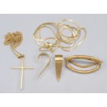 14ct gold jewellery 6g.