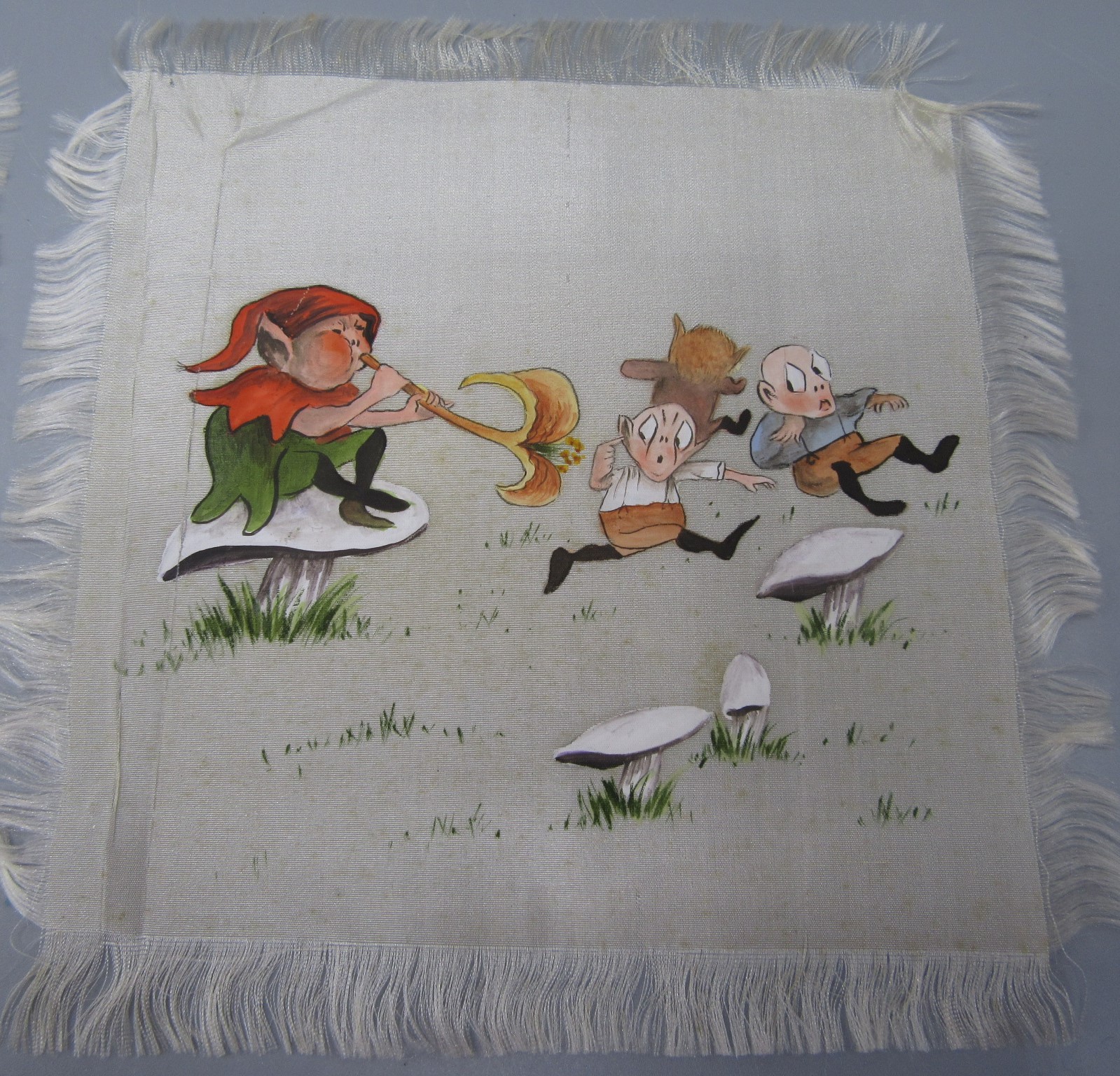 A selection of square hand painted silks, - Image 6 of 9