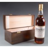 A bottle of 40 years old Strathisla Speyside Single Malt Scotch Whisky, 70cl, 40%, height 29.