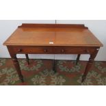 A Victorian mahogany side table,