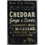 Two tin plate signs, inscribed 'By the Grey Coaches',