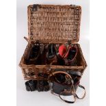 A pair of Dr Wohler Saar Octamar binoculars, 8 x 30 Grossfeld,