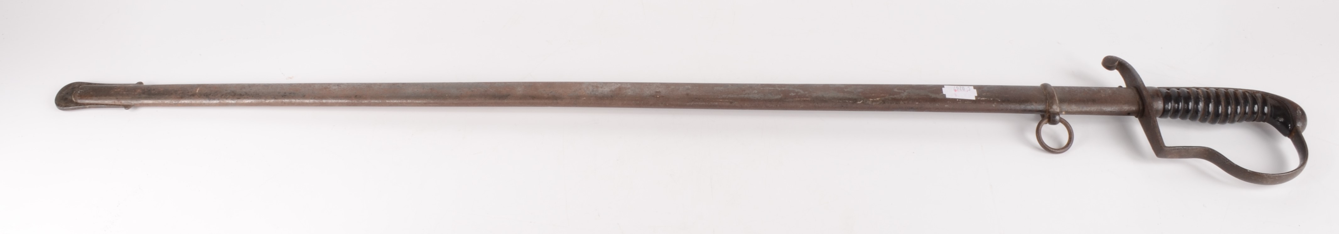 A WWII German sword, the 79cm blade inscribed C.E.