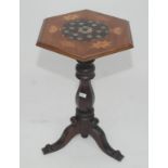 A Victorian mahogany tripod table,