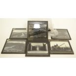 A collection of 12 magic lantern slides produced by Newton & Co depicting various stages of the