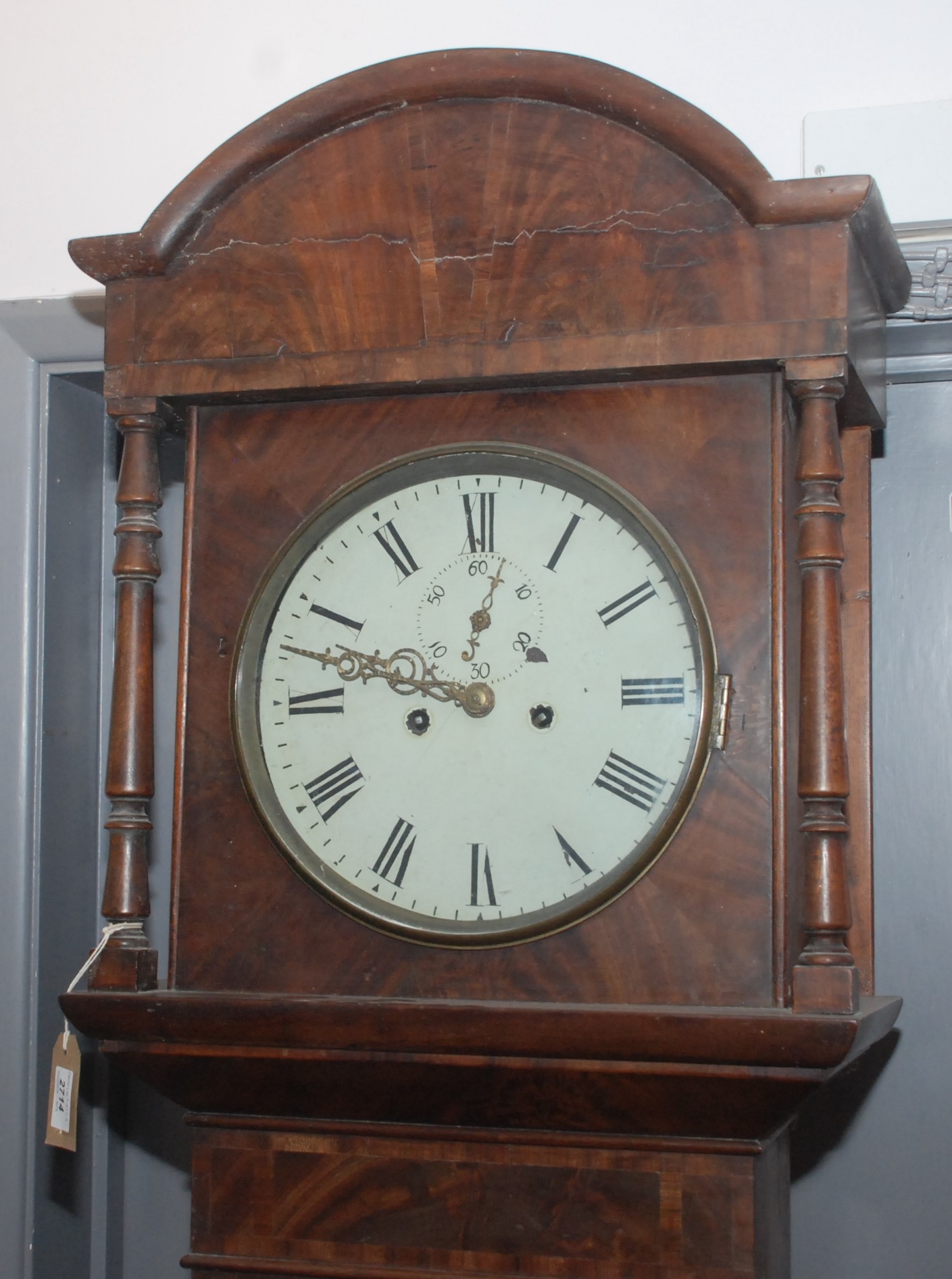 A George III mahogany eight day longcase clock, the 30. - Image 2 of 2
