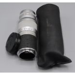 An Leitz Hektor f=13.5cm 1:4.5 Nr.1312508 lens, with black Samco cover.