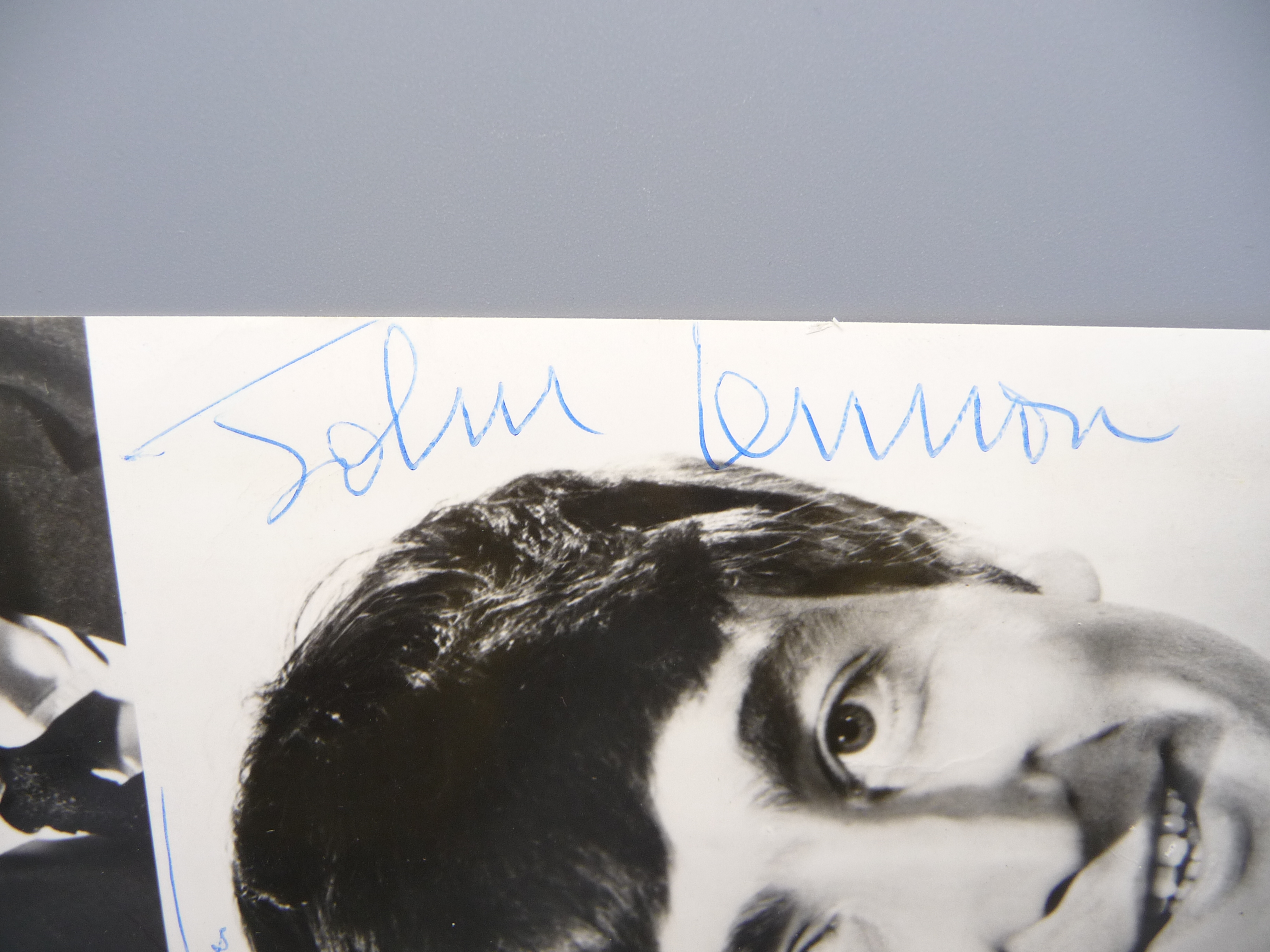 A Beatles signed photograph inscribed 'To Elaine' with the signatures of Ringo Starr, - Image 5 of 5