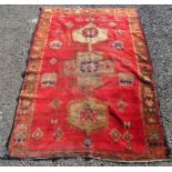 A Hamadan rug, North West Persia,