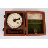 The Paget Angle Sextant, No 574, W. Hughes & Son Ltd, London, in a mahogany case, 18.5 x 15.5cm.