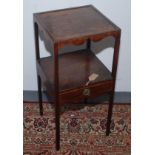 A mahogany washstand, early 19th century,