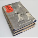 Two cricket books, by S.