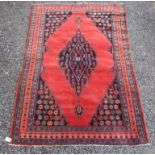 A Hamadan rug, North West Persia,