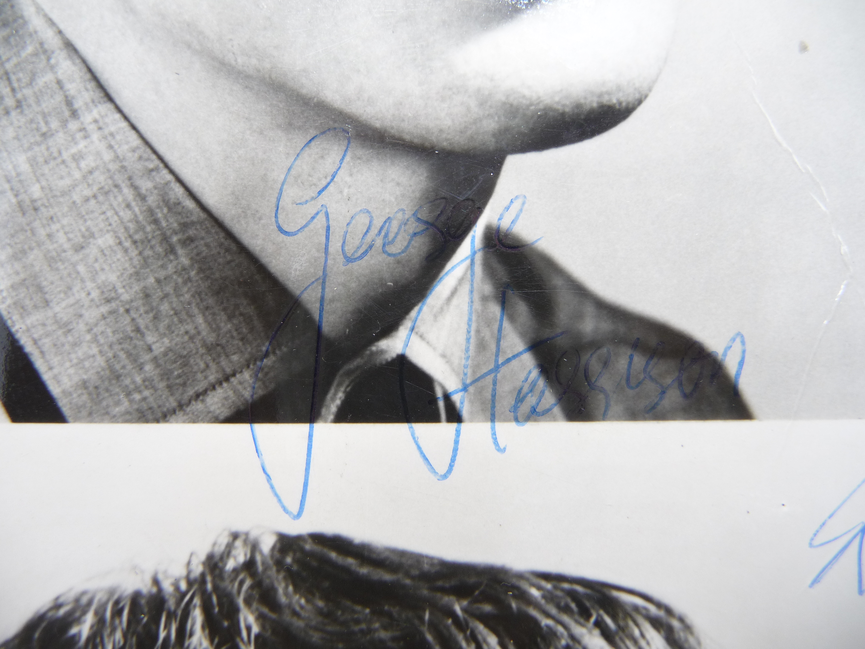 A Beatles signed photograph inscribed 'To Elaine' with the signatures of Ringo Starr, - Image 3 of 5