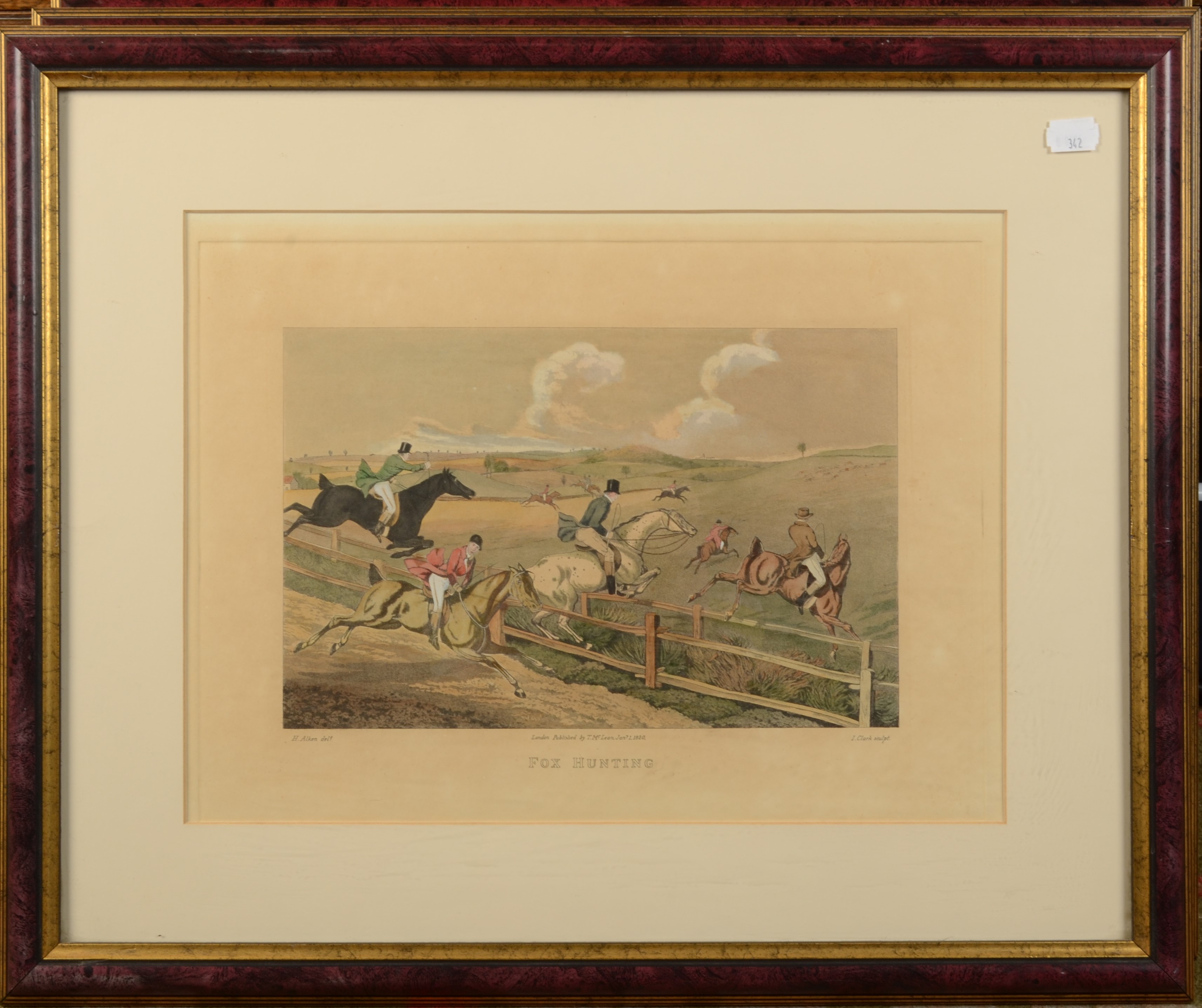 A set of four hunting coloured engravings by Henry Thomas Alken, - Image 4 of 5