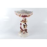 A continental porcelain centrepiece, early 20th century,