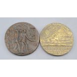 Two Lusitania medals.