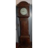 A George III mahogany eight day longcase clock, the 30.