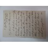 A letter sent by Prime Minister Henry Palmerston to Mr Denison, dated July 1846.