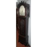 A George III eight day mahogany longcase clock,