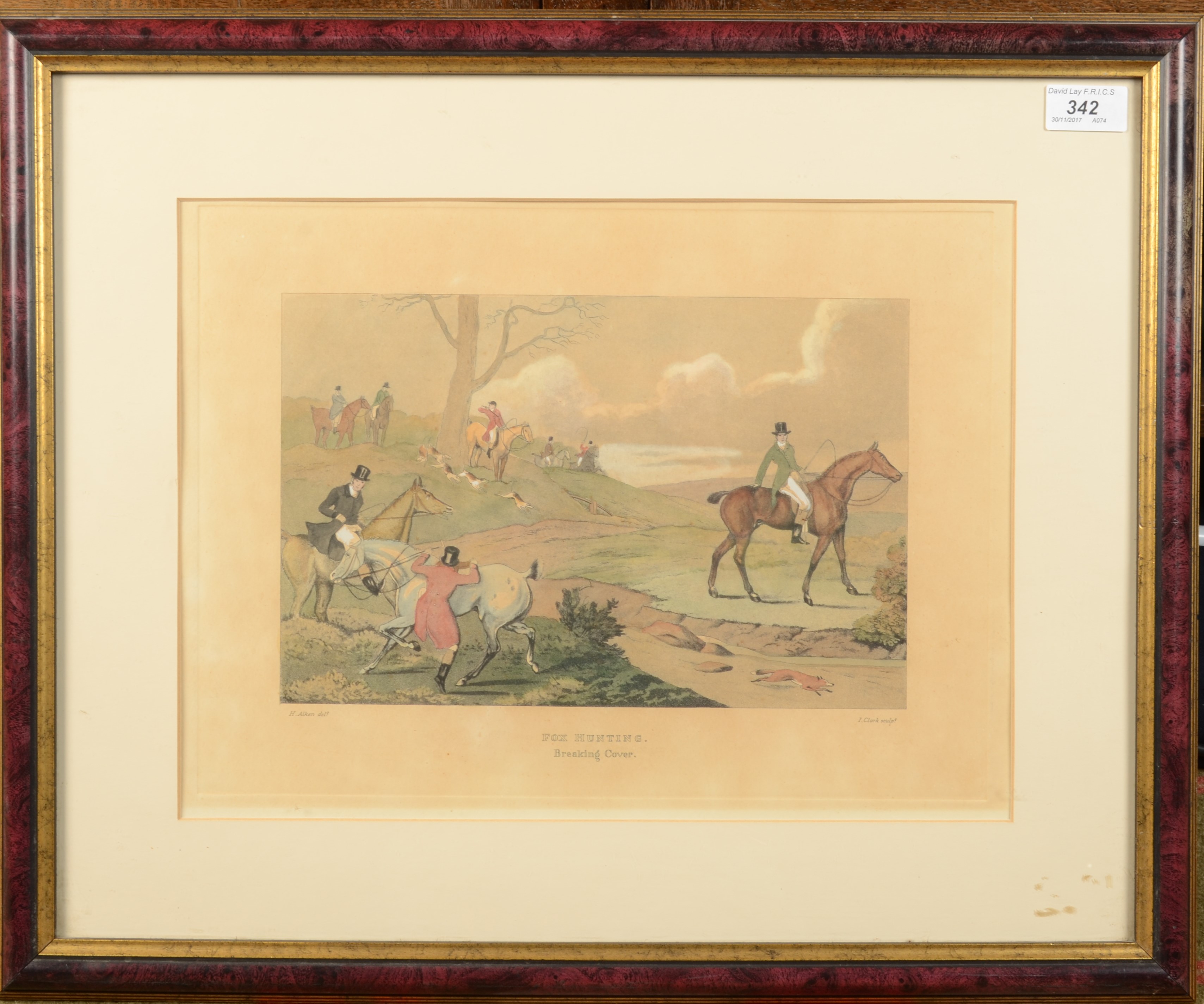 A set of four hunting coloured engravings by Henry Thomas Alken, - Image 2 of 5