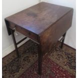 A Chippendale period mahogany Pembroke table,