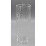 A Whitefriars glass bark vase, height 19cm.