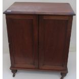 A Victorian mahogany specimen chest,