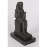 A Louvre reproduction Isis nursing Horus 499H in a union case, height 21cm.