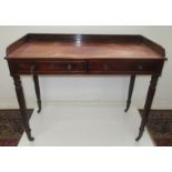 A mahogany side table, early 19th century, in the manner of Gillows,