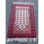 An Afghan Belouch prayer rug,