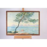 A Monet print, 'Antibes', framed and glazed, 69.5 x 95.5cm.