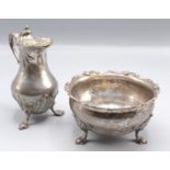 An 18th century European silver sugar bowl,