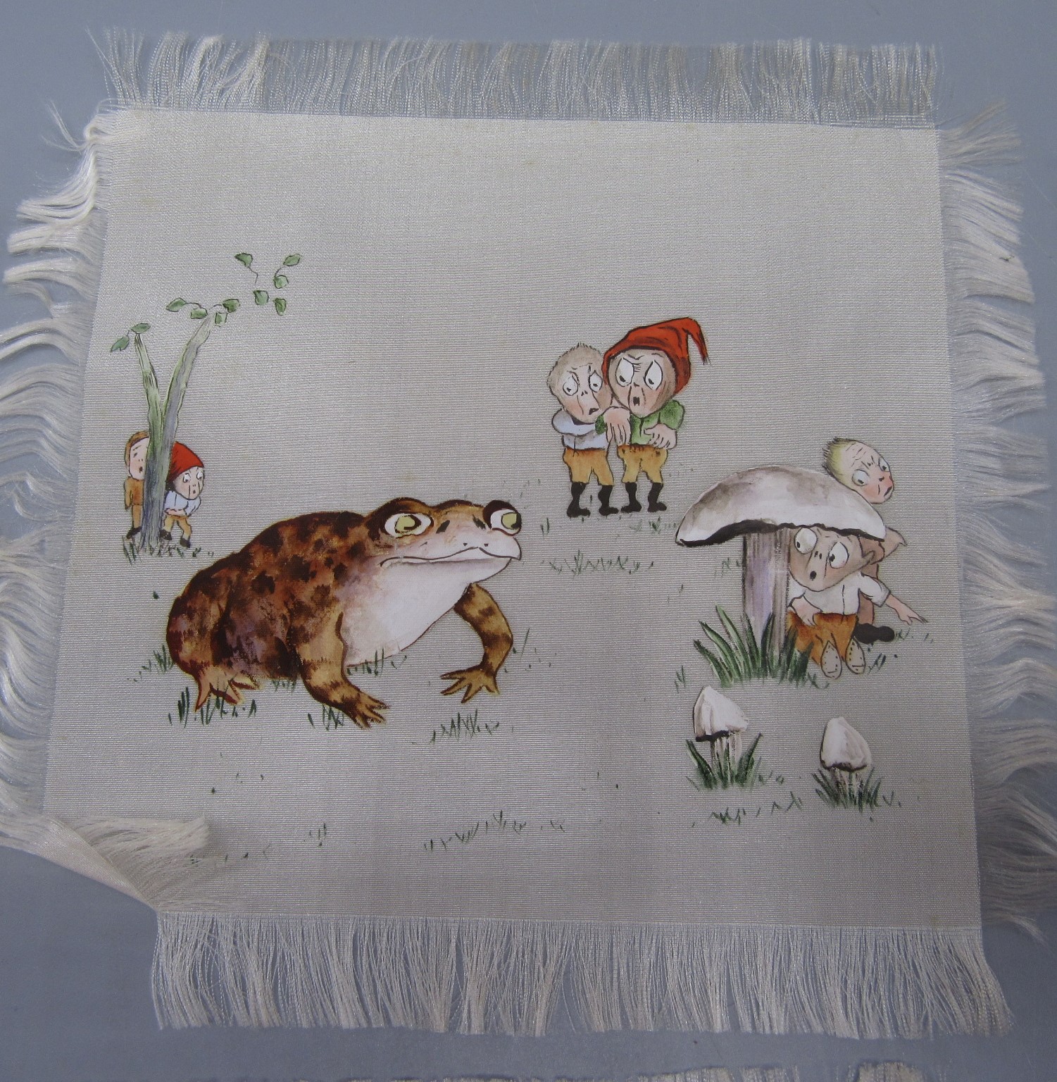 A selection of square hand painted silks, - Image 5 of 9