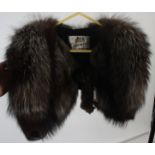 A ladies brown fur stole by Creamer's of Birmingham,