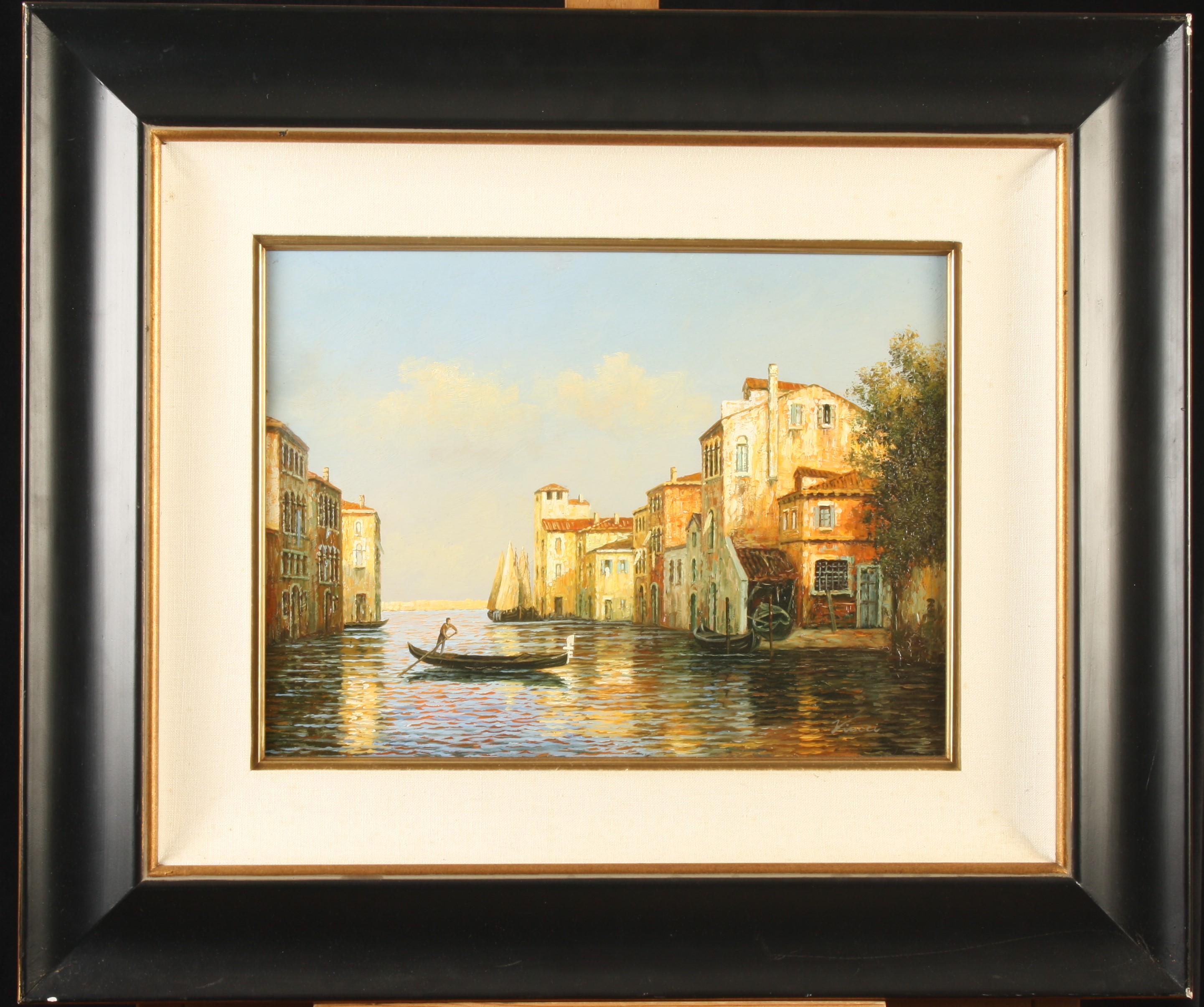 Michaela VINCCI Venetian Scenes A pair of oils Each signed 30 x 40cm - Image 3 of 4